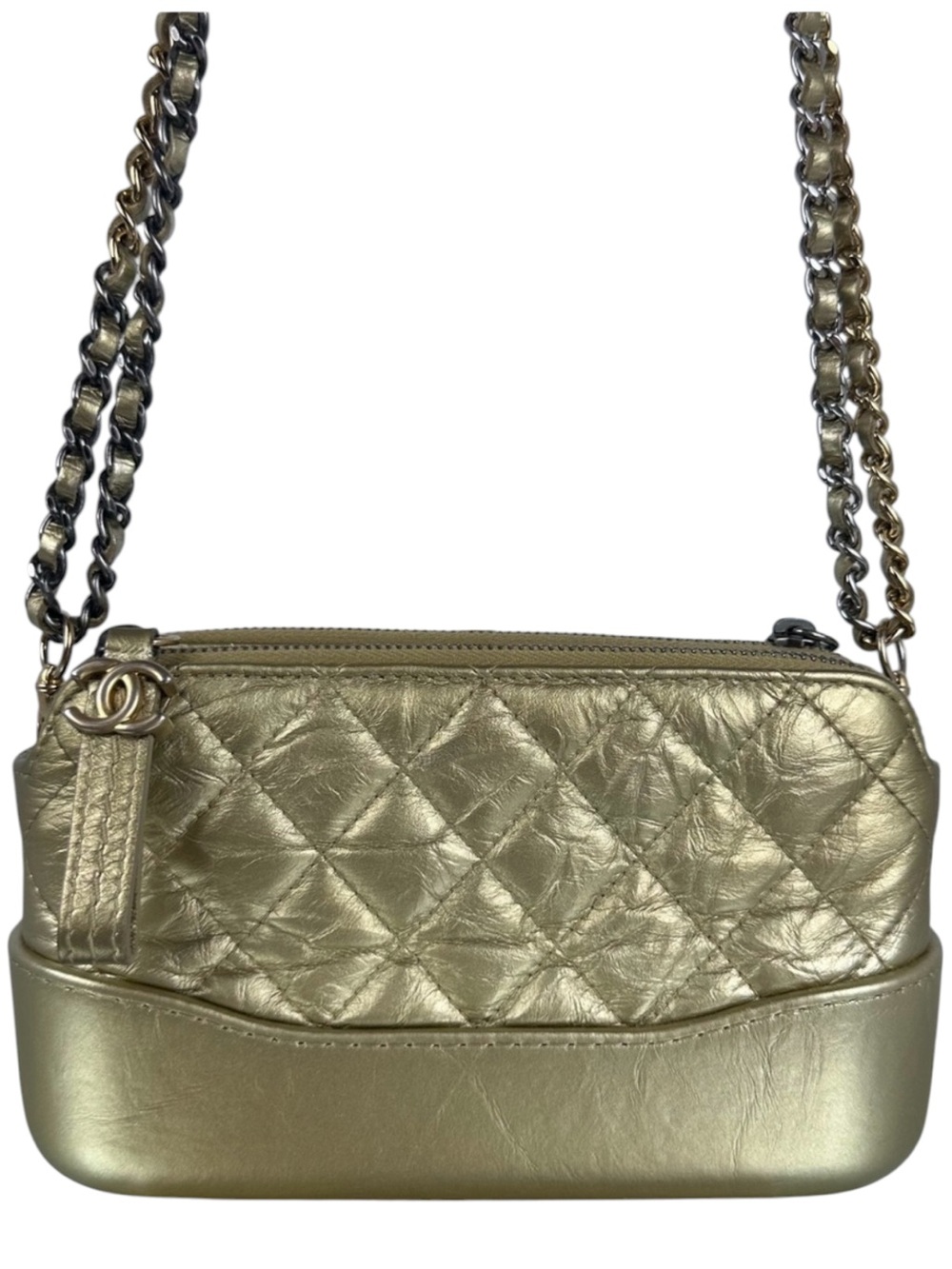 CHANEL GABRIELLE WOC LEATHER SHOULDER/CROSSBODY BAG